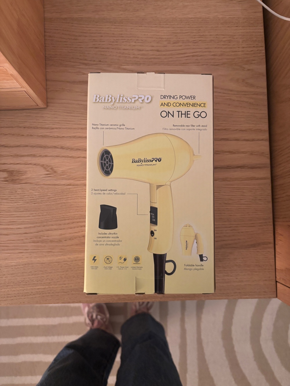 BaByliss Travel Hair Tool Box in Pale Yellow - Picture 3 of 6